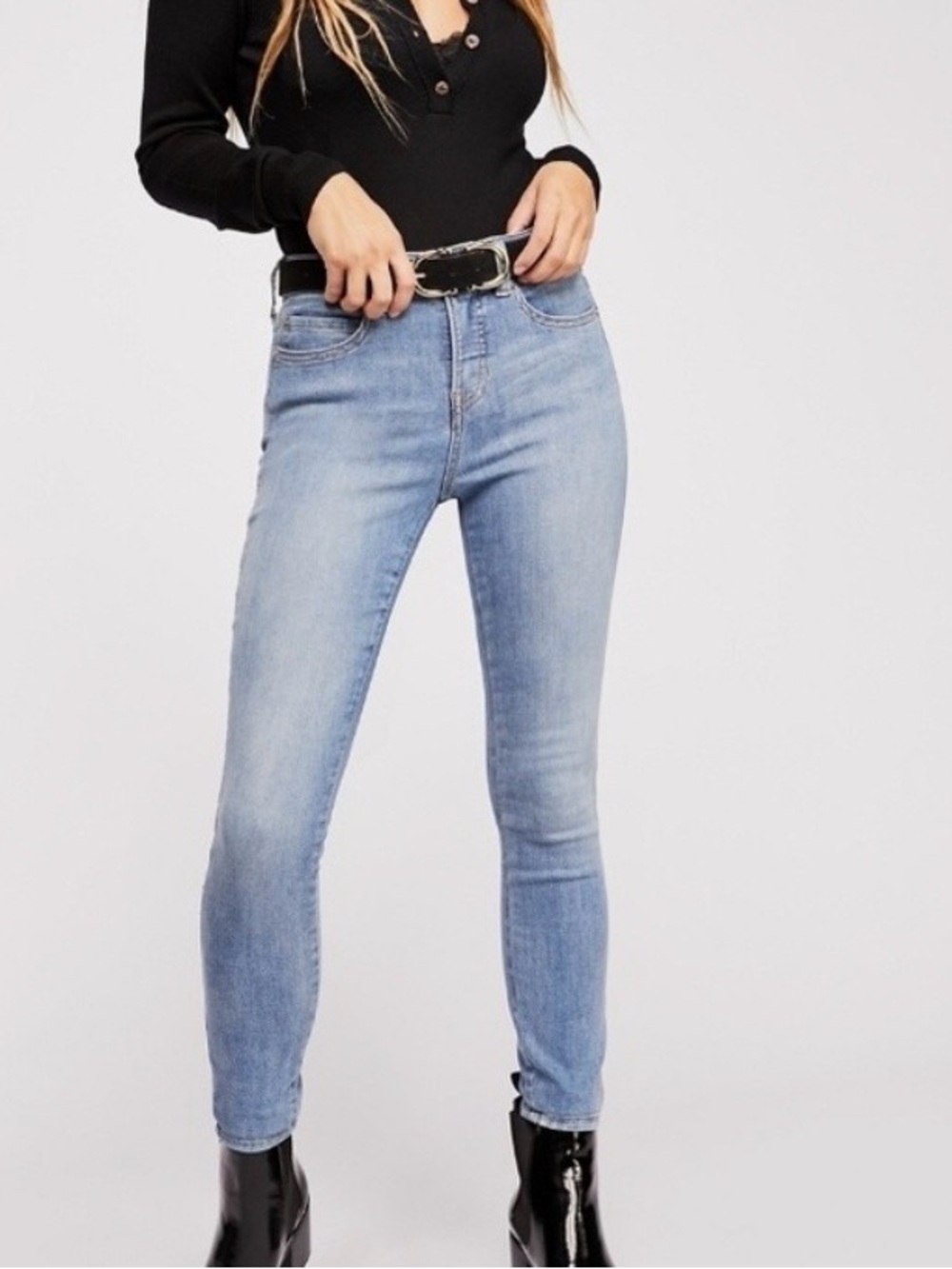 Free People We the Free CRVY high rise super skinny jeans size 30